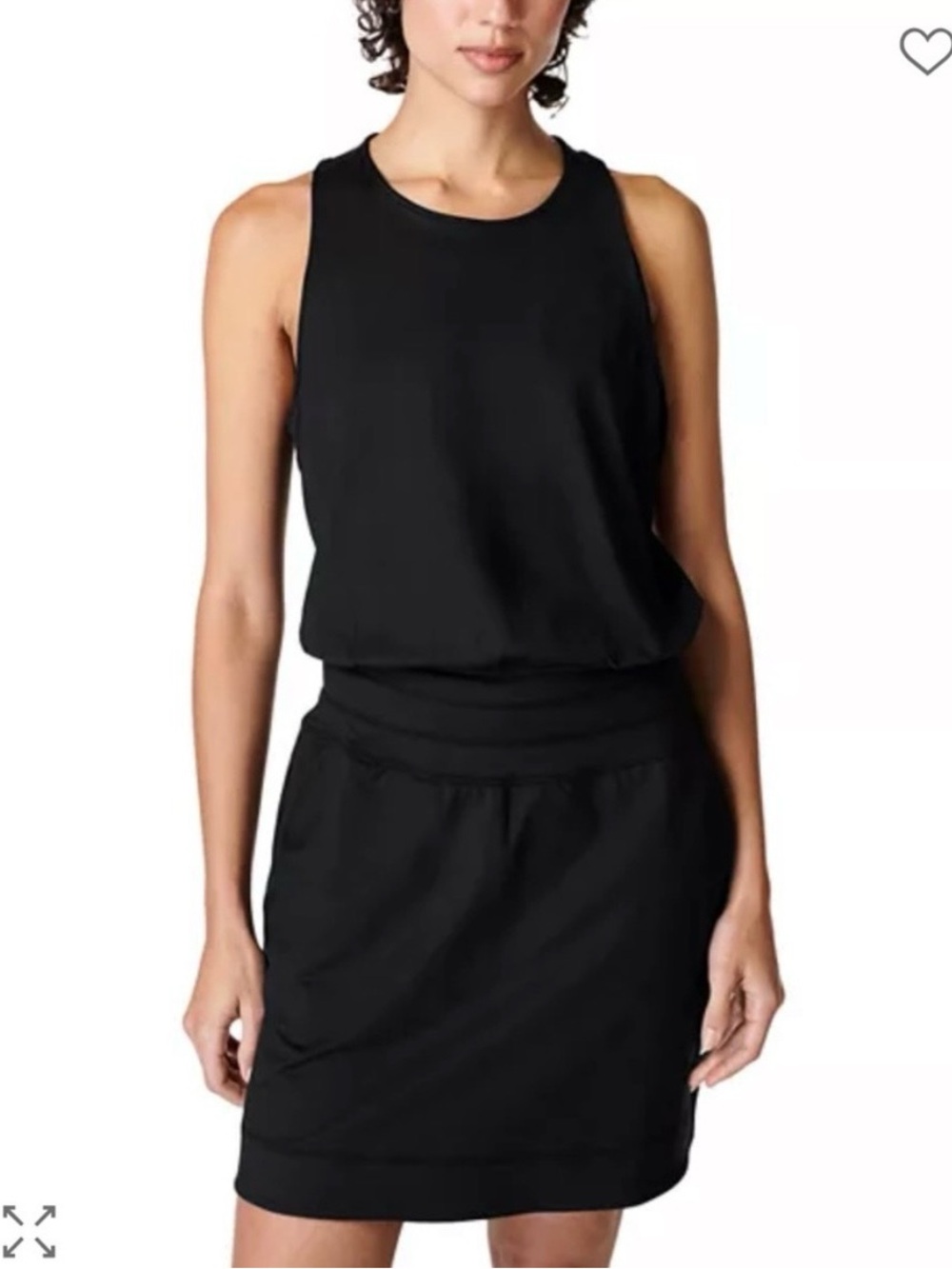 Sweaty Betty Black Athletic Tank Dress
